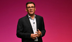 Andy Burnham à Liverpool, au Royaume-Unis, le 29 septembre 2026. ( AFP / PAUL ELLIS )