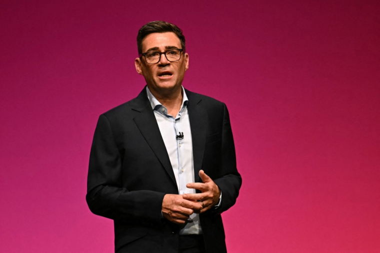 Andy Burnham à Liverpool, au Royaume-Unis, le 29 septembre 2026. ( AFP / PAUL ELLIS )