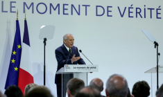 Le Premier ministre François Bayrou dévoile les grandes lignes du budget 2026 de la France, à Paris le 15 juillet 2025 ( AFP / Thomas SAMSON )