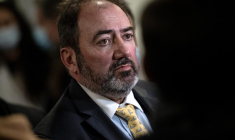 Le ministre de la Santé François Braun, le 9 janvier 2023. ( AFP / MATTHIEU RONDEL )