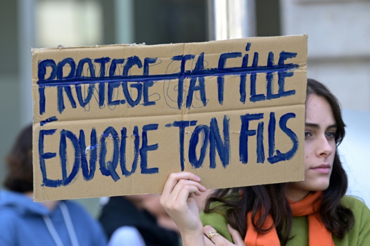 Dans une manifestation à Rennes, le 14 septembre 2024 ( AFP / Damien MEYER )