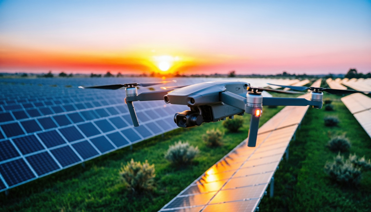 Bas&eacute;e &agrave; Villepinte et cot&eacute;e sur Euronext Growth depuis 2015, Drone Volt a r&eacute;alis&eacute; un chiffre d'affaires de 8,7 millions d'euros en 2025. (Photo d&rsquo;illustration g&eacute;n&eacute;r&eacute;e par IA. Cr&eacute;dit : Adobe Stock)