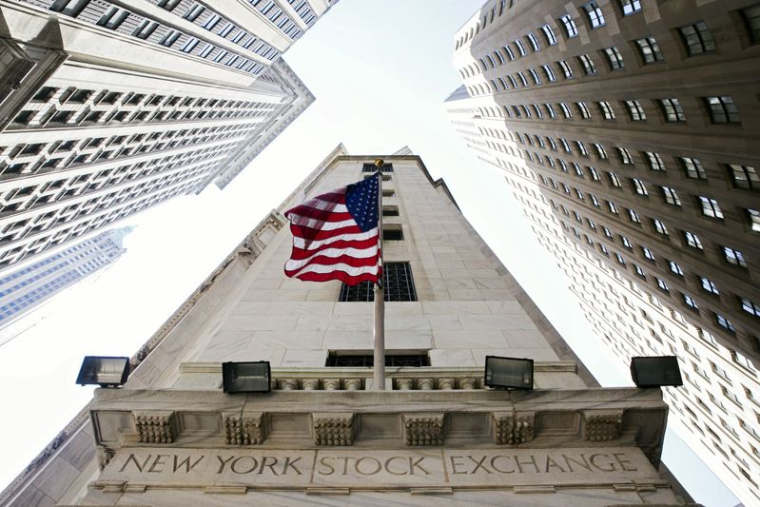 L'entrée de la Bourse de New York