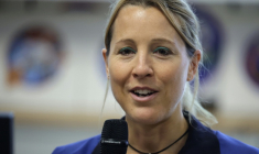 Sophie Adenot, le 24 novembre 2025 à Toulouse ( AFP / Valentine CHAPUIS )