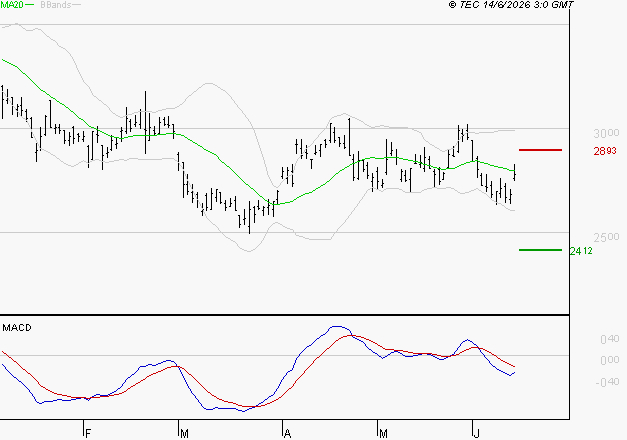 RENAULT SA : Sous les résistances, une consolidation est probable