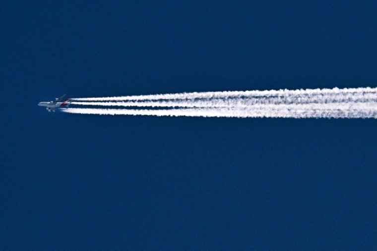 Un A380 de Qantas, entre Sydney et Johannesburg (illustration) ( AFP / WILLIAM WEST )