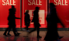 Vitrine du magasin Adidas dans le centre de Varsovie