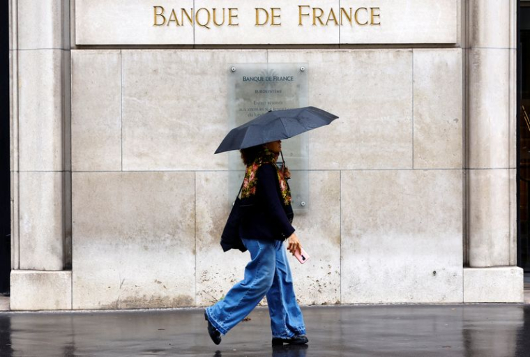 Le bâtiment de la Banque de France à Paris