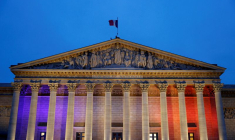 Le Palais-Bourbon, bâtiment qui abrite l'Assemblée nationale française