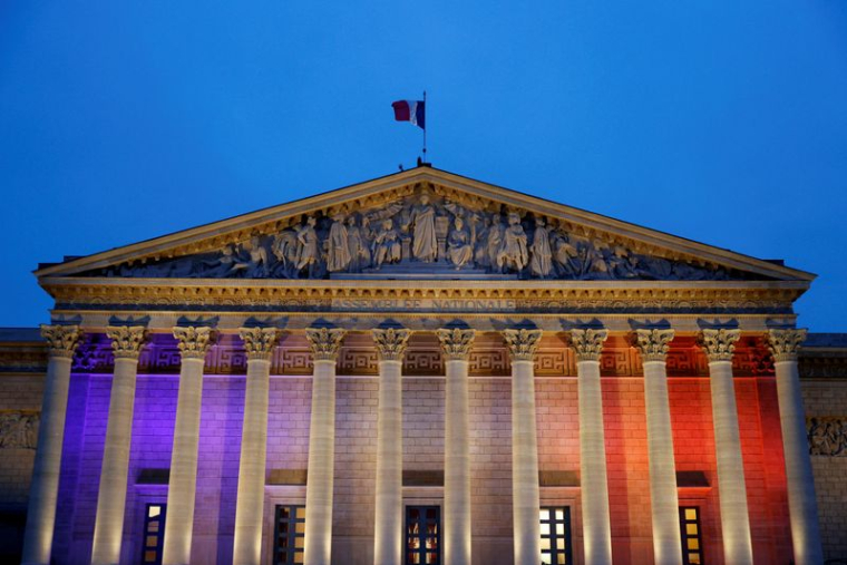 Le Palais-Bourbon, bâtiment qui abrite l'Assemblée nationale française