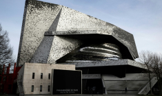 Le bâtiment de la Philarmonie de Paris, réalisé par l'architecte Jean Nouvel, à Paris, le 29 janvier 2025 ( AFP / Sébastien DUPUY )