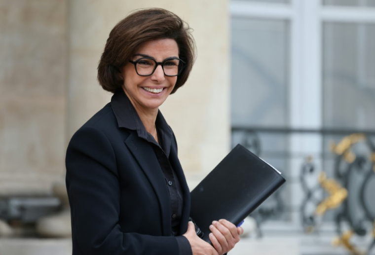La ministre de la Culture et candidate de la droite à la mairie de Paris, Rachida Dati, à l'Elysée, le 22 octobre 2025 ( AFP / Ludovic MARIN )