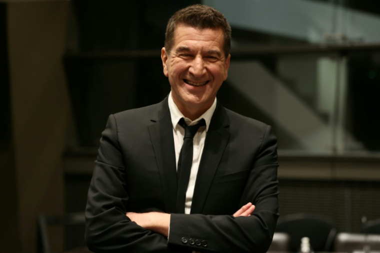 Matthieu Pigasse, à l'Assemblée nationale à Paris le 2 avril 2026. ( AFP / Alain JOCARD )