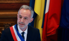 Le nouveau maire de Paris, Emmanuel Grégoire, à l'hôtel de ville