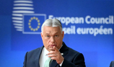 Viktor Orban à Bruxelles, en Belgique, le 26 juin 2025. ( AFP / NICOLAS TUCAT )