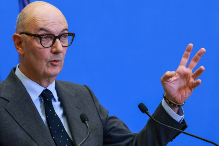 Le ministre de l'Economie et des Finances, Roland Lescure, le 22 septembre 2026 à Paris ( AFP / Kenzo TRIBOUILLARD )