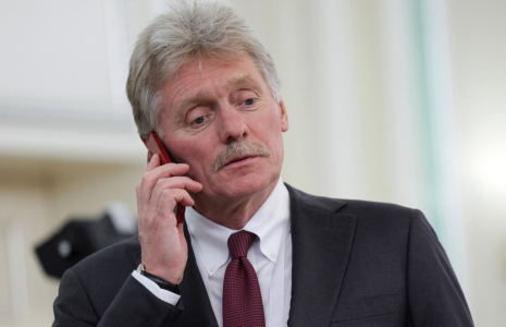 Dmitri Peskov à Astana, au Kazakhstan, le 27 novembre 2024. ( POOL / GAVRIIL GRIGOROV )