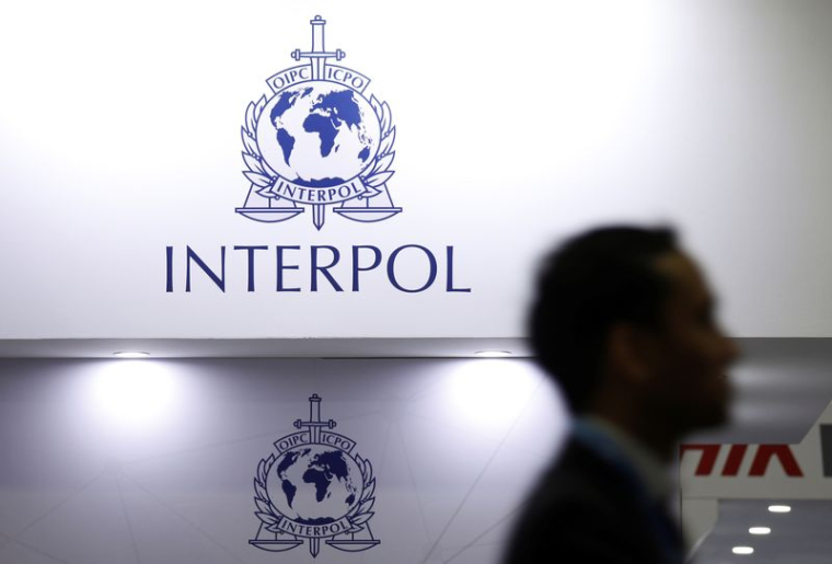Le logo d'Interpol