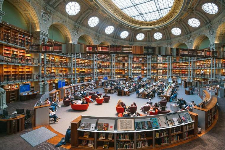 Voici 5 lieux culturels et touristiques qui ont (r)ouvert leurs portes en 2022. ( crédit photo : Capture d’écran site https://www.bnf.fr/fr/richelieu )