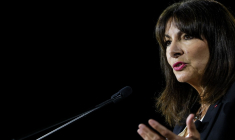 Anne Hidalgo, le 21 novembre 2023, à Paris ( AFP / ALAIN JOCARD )