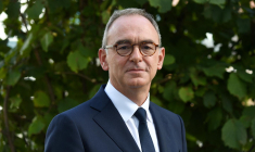 Xavier Piechaczyk à la Défense, le 14 septembre 2022.  ( AFP / ERIC PIERMONT )