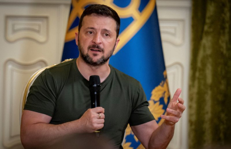 Le président ukrainien Volodimir Zelensky