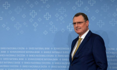 Le président de la Banque nationale suisse (BNS), Thomas Jordan, assiste à une conférence de presse à Berne