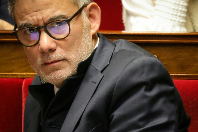 Le patron des socialistes Olivier Faure lors des débtas sur le budget à l'Assemblée nationale, le 24 octobre 2025 à Paris  ( AFP / Alain JOCARD )