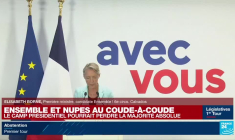 REPLAY : Borne appelle à donner à Macron "une majorité forte et claire"