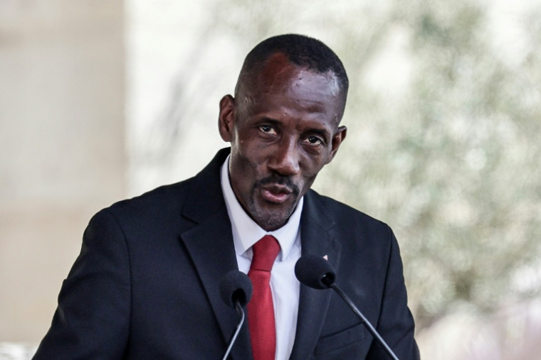 Le maire de Saint-Denis Bally Bagayoko le 7 juin 2026 à Saint-Denis ( AFP / STEPHANE DE SAKUTIN )