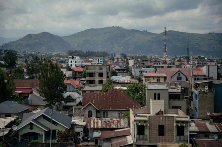 Vue générale de la ville de Goma, dans l'est de la République démocratique du Congo, le 17 mai 2026 ( AFP / Jospin Mwisha )