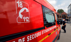 Les pompiers quittent leur caserne pour une urgence à Arras