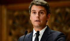 Gabriel Attal à Paris, le 24 août 2023. ( AFP / EMMANUEL DUNAND )