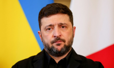 Volodymyr Zelensky à Londres le 8 décembre 2025 ( POOL / Toby Melville )