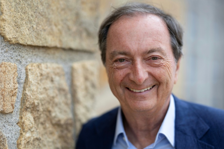 Michel-Edouard Leclerc, à Landerneau le 4 juin 2026. ( AFP / Fred TANNEAU )