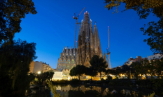 La Sagrada Familia de l'achitecte Antoni Gaudi, à Barcelone, le 15 janvier 2026, en Espagne ( AFP / Josep LAGO )