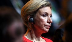 Maria Zakharova à Saint-Petersbourg, en Russie, le 27 juillet 2023. ( TASS Host Photo Agency / YEGOR ALEYEV )