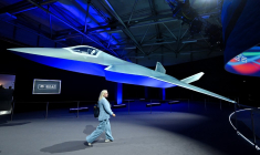 Le projet GCAP rassemble l'italien Leonardo, le britannique BAE Systems et le japonais JAIEC (illustration) ( AFP / JUSTIN TALLIS )