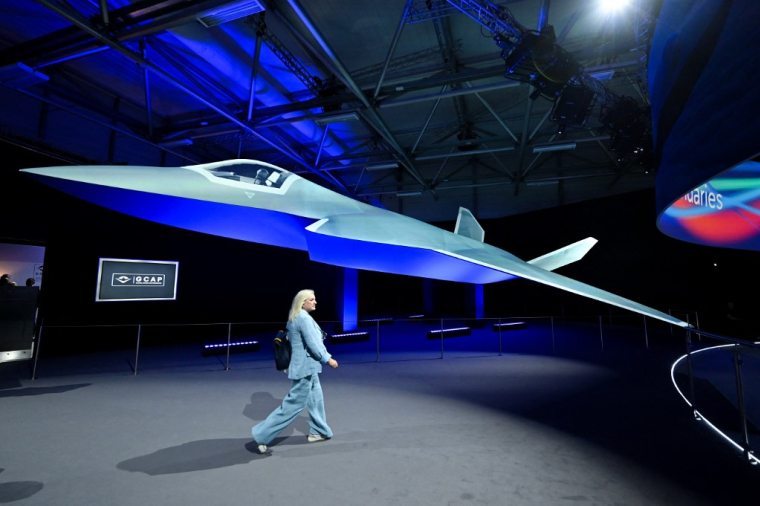 Le projet GCAP rassemble l'italien Leonardo, le britannique BAE Systems et le japonais JAIEC (illustration) ( AFP / JUSTIN TALLIS )