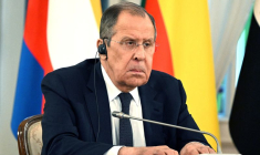 Le ministre russe des Affaires étrangères Sergueï Lavrov à Saint-Pétersbourg, en Russie