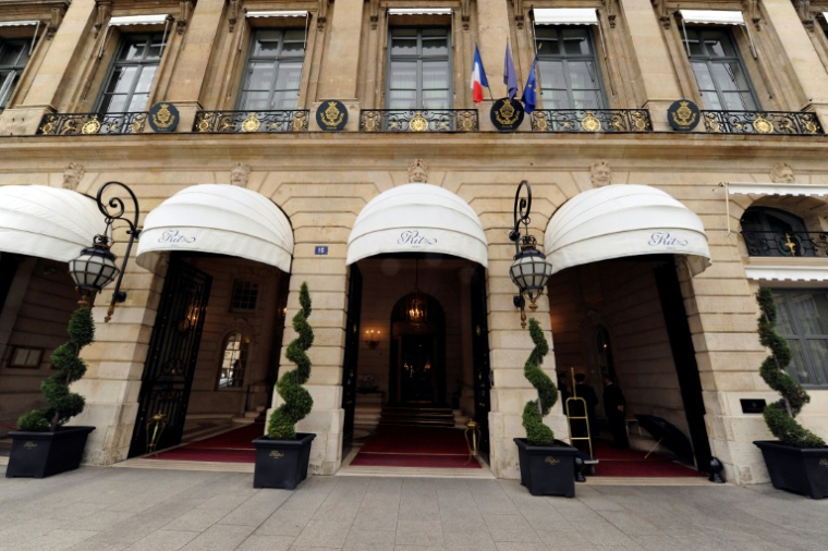 L'entrée du Ritz à Paris le 18 octobre 2011 ( AFP / MIGUEL MEDINA )