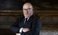 Le sénateur LR Laurent Duplomb,  à Paris le 11 février 2025 ( AFP / ALAIN JOCARD )