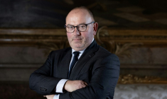 Le sénateur LR Laurent Duplomb,  à Paris le 11 février 2025. ( AFP / ALAIN JOCARD )
