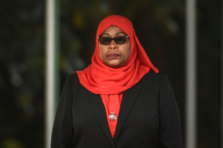 La présidence de Tanzanie, Samia Suluhu Hassan, à Dar es Salaam (Tanzanie), le 19 mars 2021 ( AFP / - )