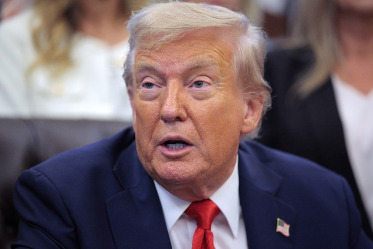 Donald Trump à Washington, aux États-Unis, le 25 août 2025. ( GETTY IMAGES NORTH AMERICA / CHIP SOMODEVILLA )