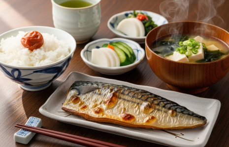 Un repas japonais qui pourrait se résumer à la mise en avant de cette saveur umami que l’Occident a ignorée pendant longtemps… bien que la connaissant sans la reconnaître. (crédit: Adobe Stock/photo générée par IA)