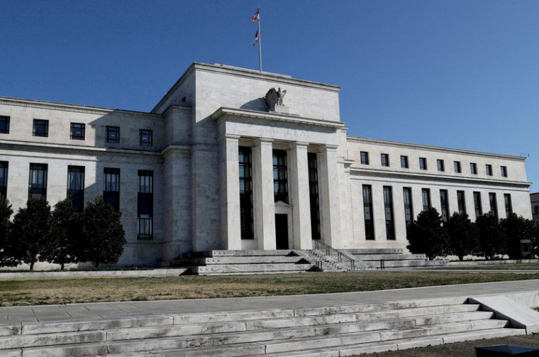 Le bâtiment de la Réserve fédérale est représenté à Washington