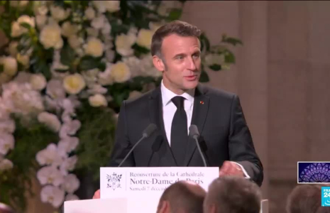 Réouverture de Notre-Dame de Paris : l'allocution d'Emmanuel Macron