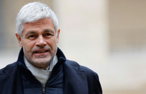 Laurent Wauquiez le 10 mars 2025, à Paris ( AFP / Ludovic MARIN )