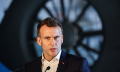 Le président français Emmanuel Macron en visite à Chypre